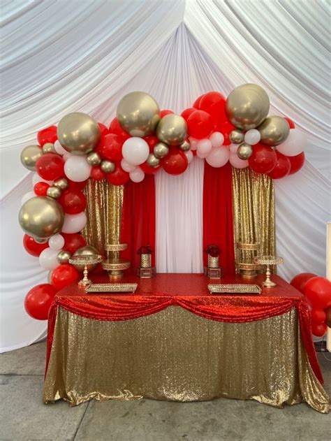 red and gold birthday theme|red and gold birthday decorations.